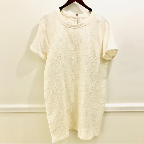 NWT Lou & Grey Textured Sweatshirt Dress large - Picture 1 of 8